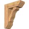 Ekena Millwork Balboa Slat Smooth Bracket w/ Offset Brace, Western Red Cedar, 7 1/2"W x 22"D x 26"H BKT0806X22X26BOA06SWR - alternate 1